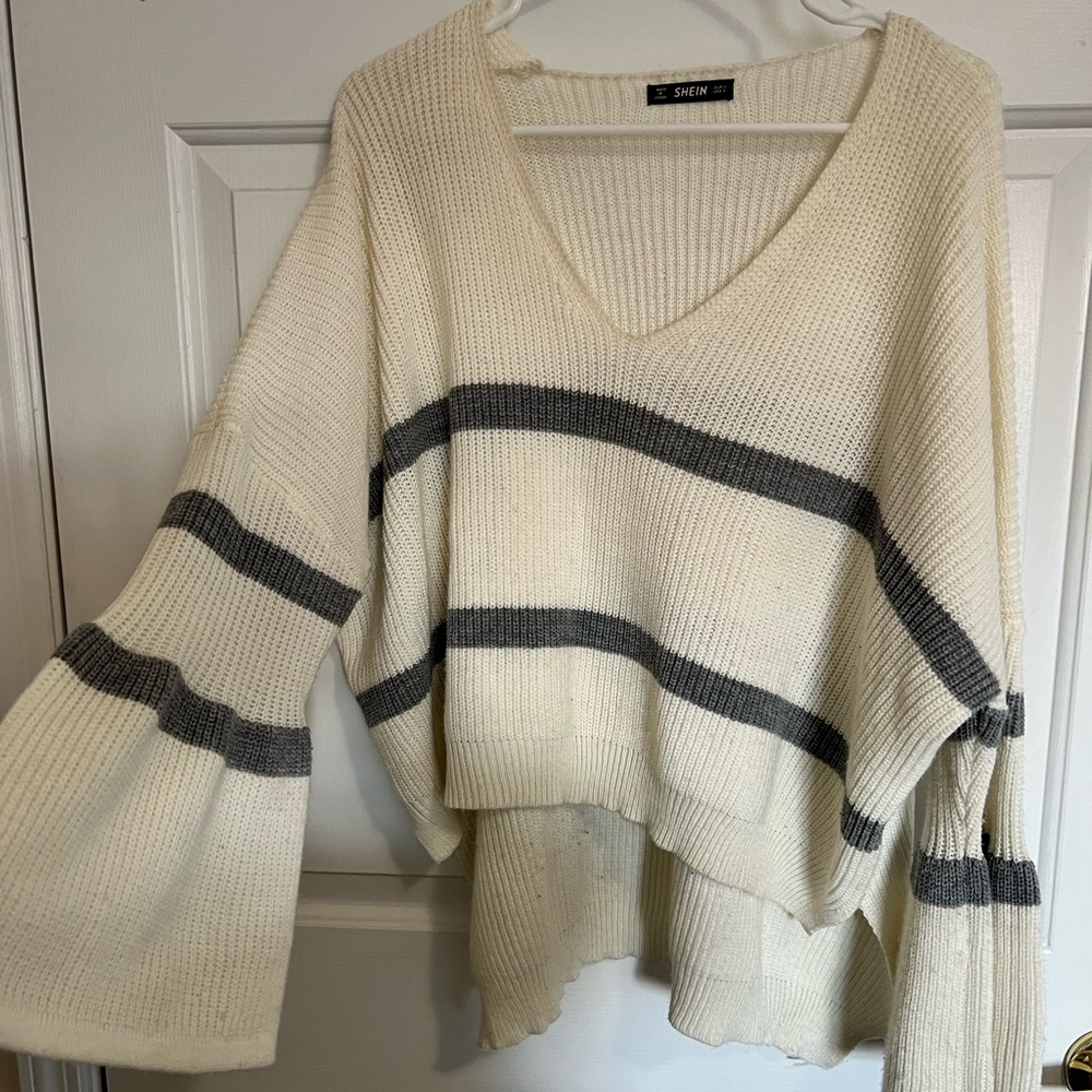 Shein bell sleeved sweater
